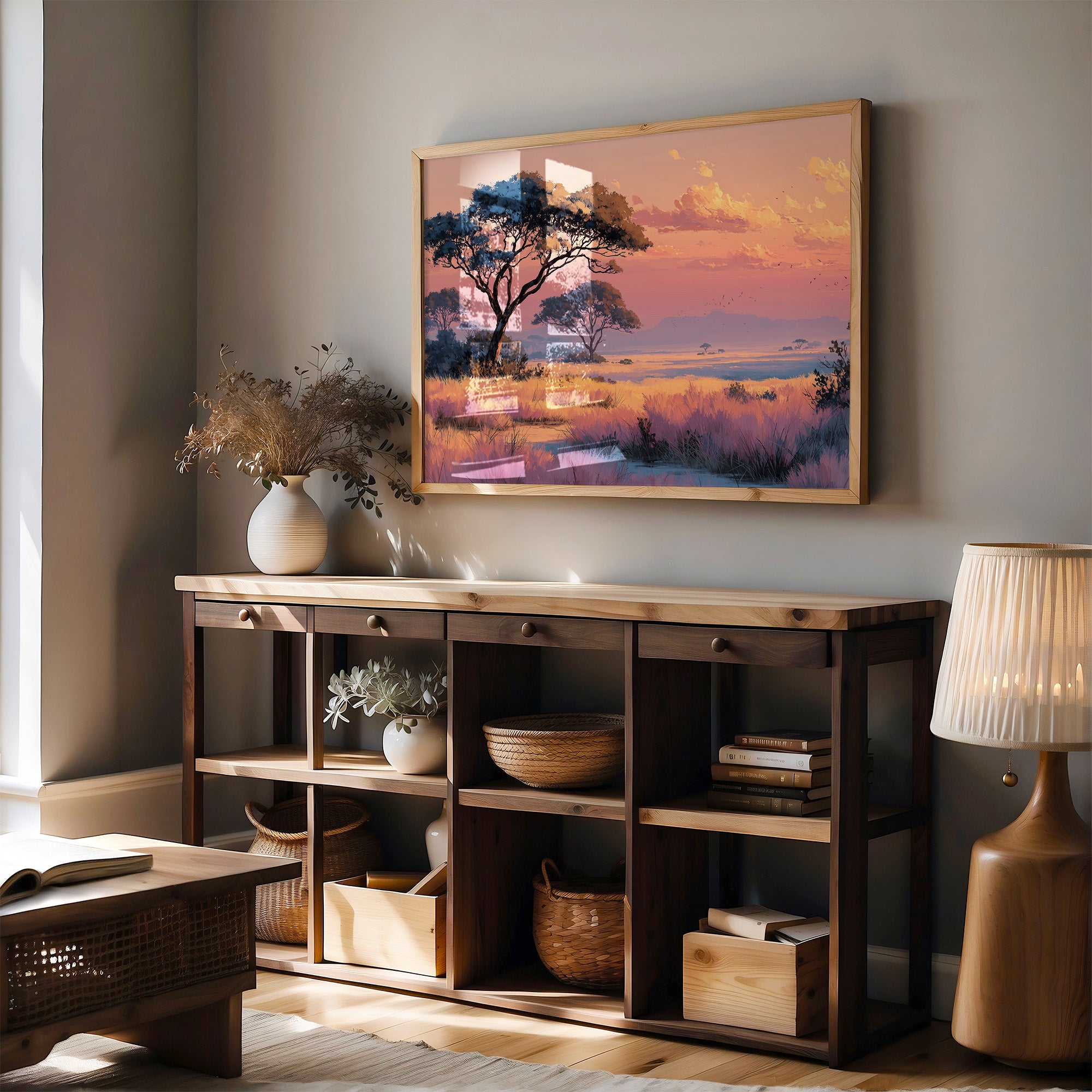 Savanna at Golden Dusk
