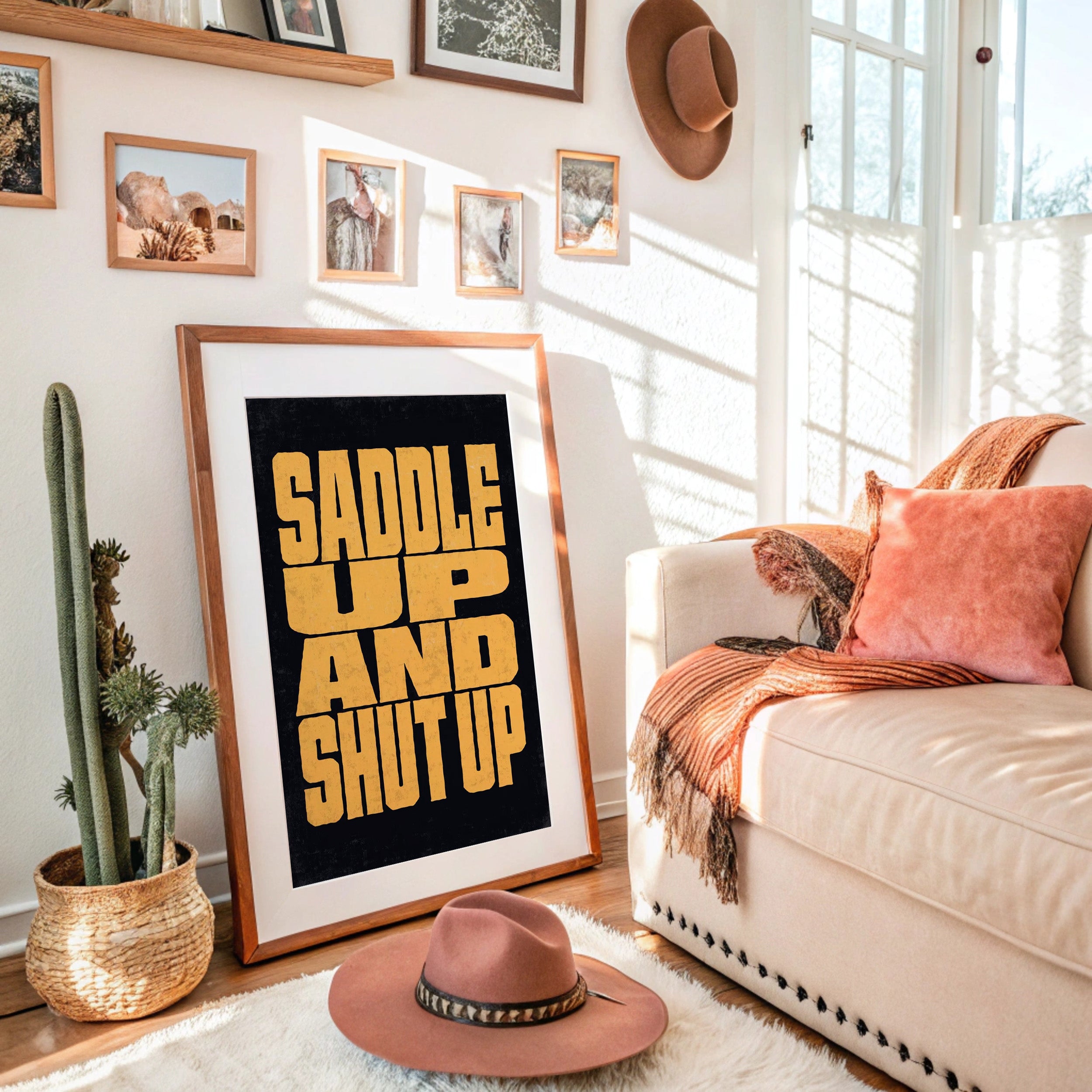 Saddle Up and Shut Up