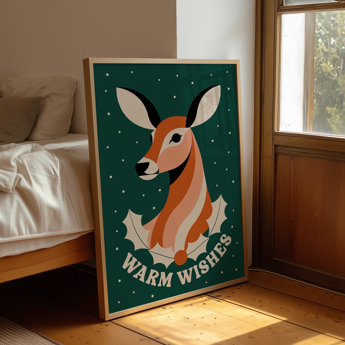 Modernist Deer Portrait
