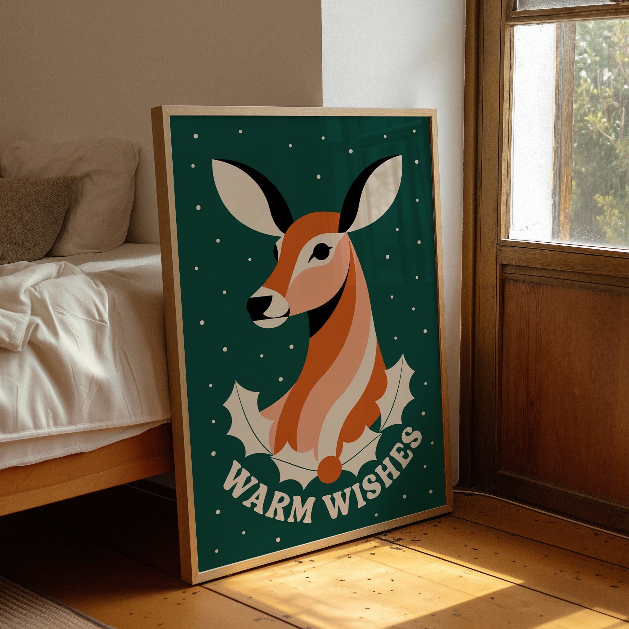 Modernist Deer Portrait