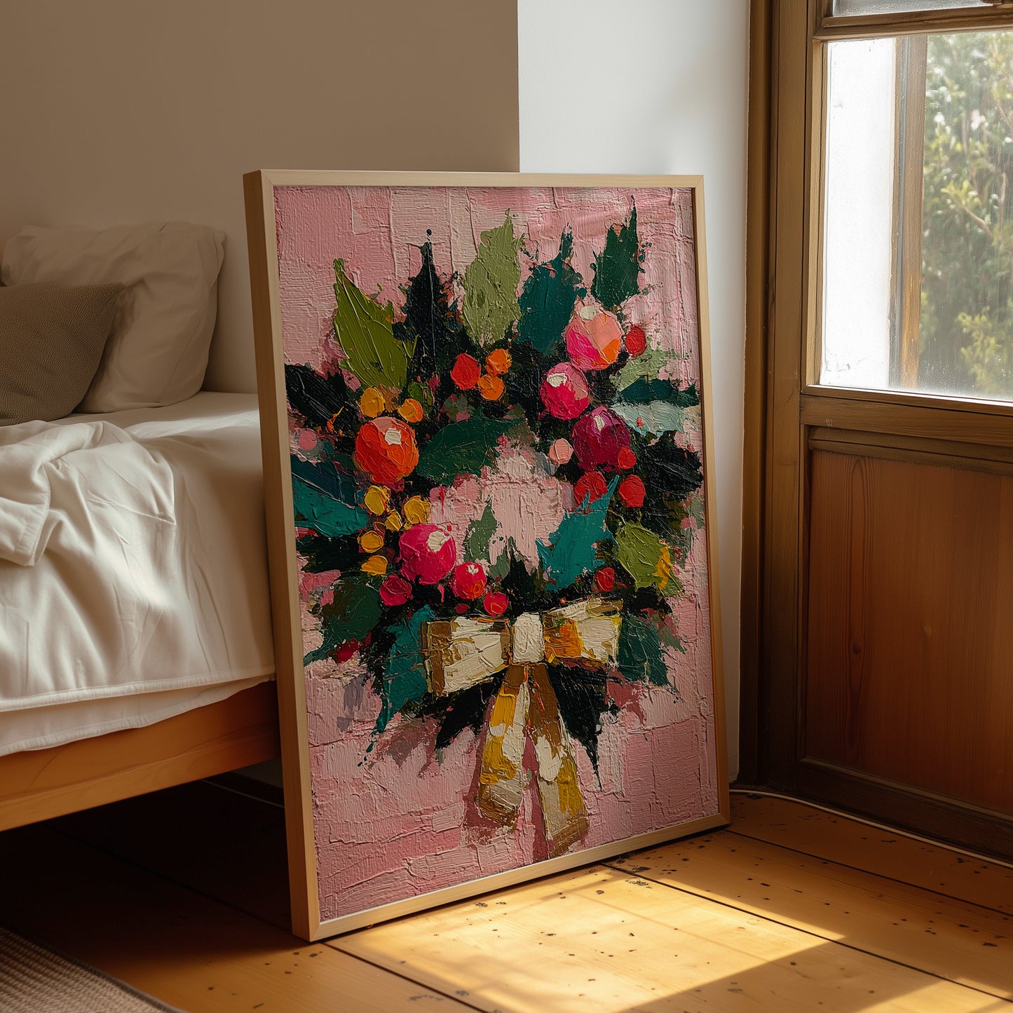 Wreath of Winter Blooms