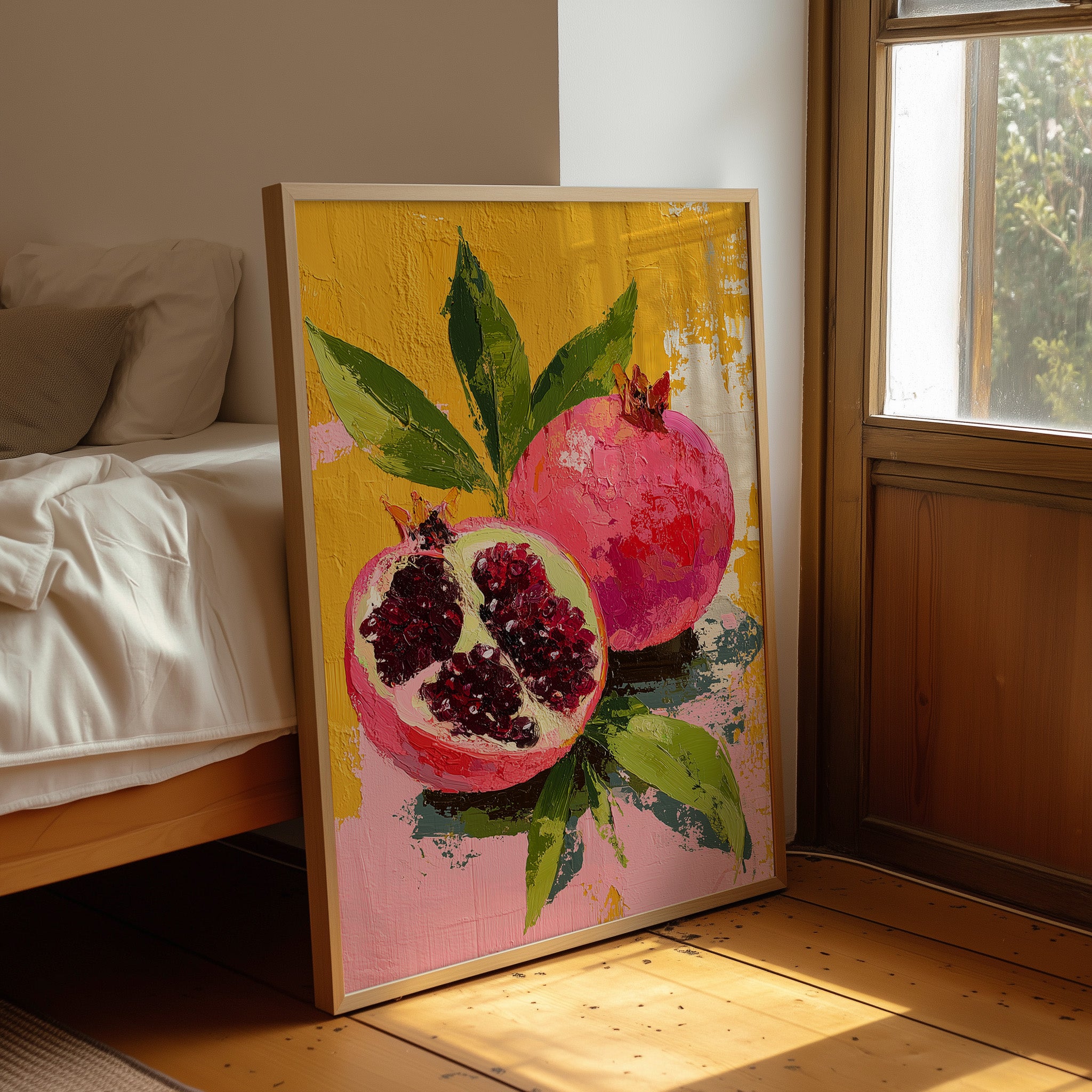 Pomegranate in Sunlight