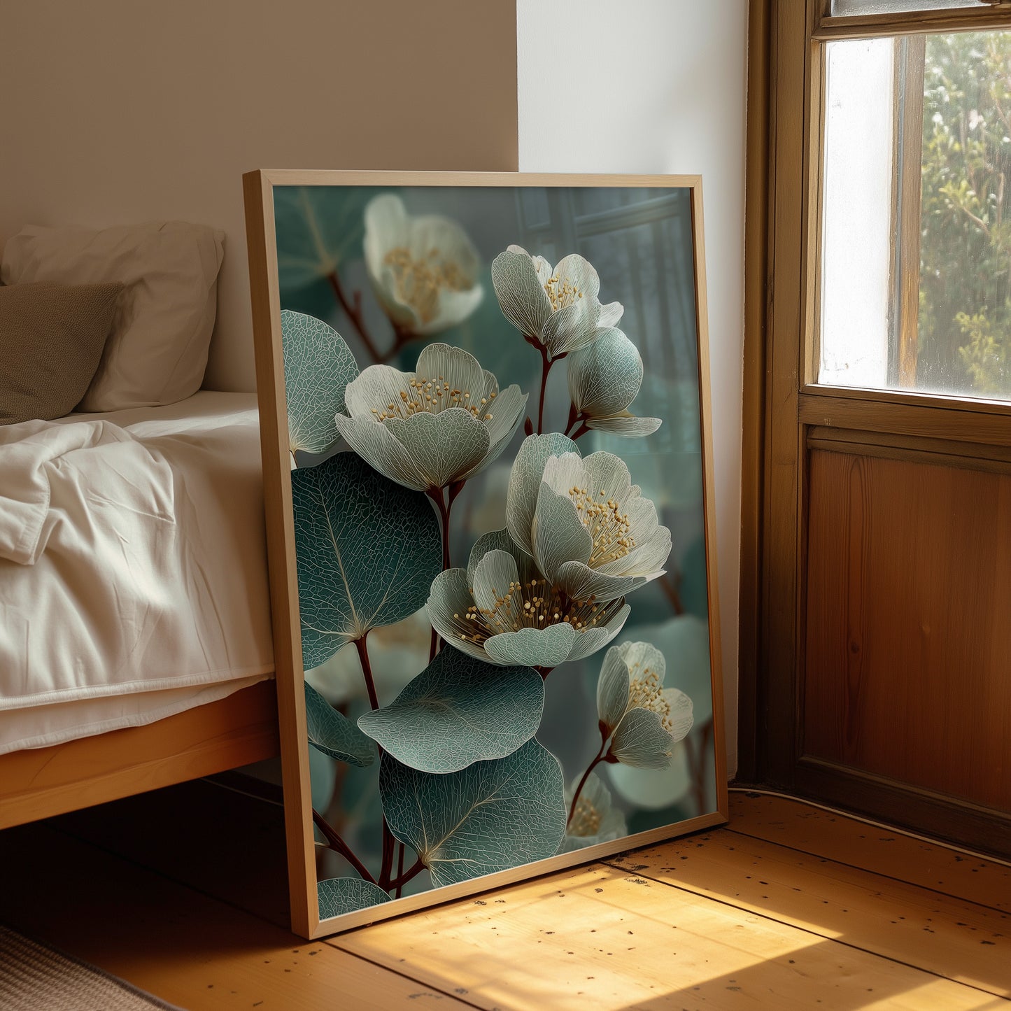 Sage Blossoms, Veined and Fine
