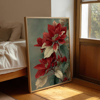 Poinsettia in Red and Cream