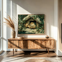 Beaver Family at the Lodge
