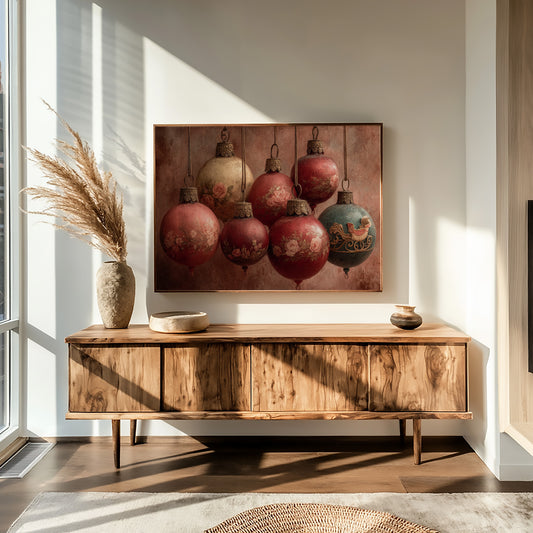 Antique Baubles in Rose and Rust