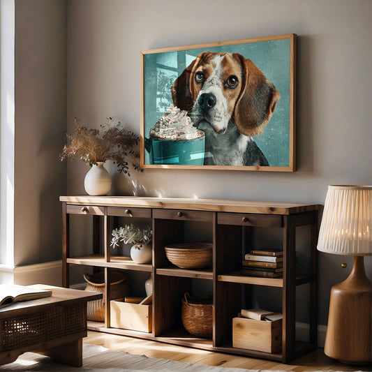 Beagle with Whipped Cocoa