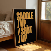 Saddle Up, Shut Up