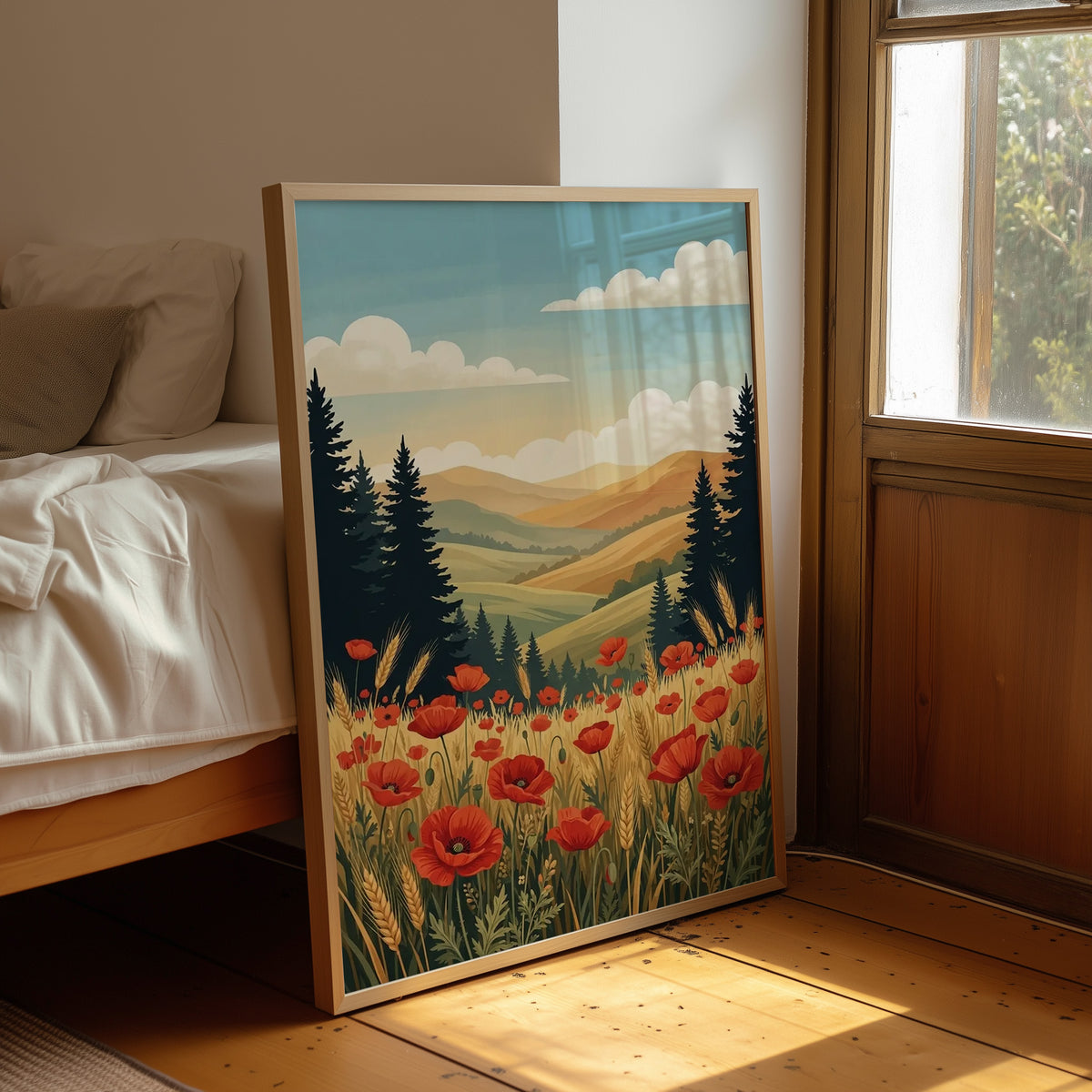 Poppy Fields Forever: Wheat Third-Wheeling