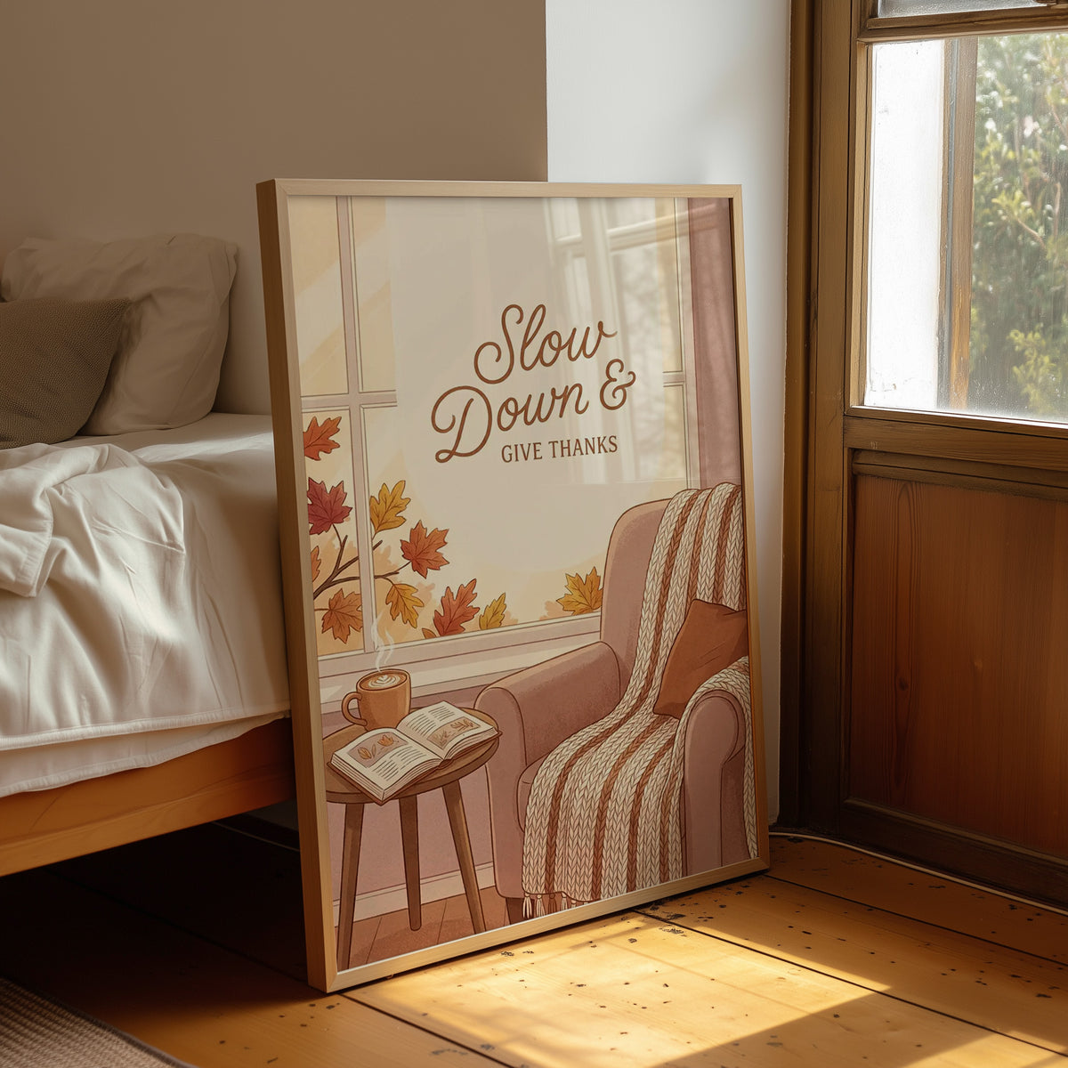 Slow Down & Give Thanks: Chair Already Claimed