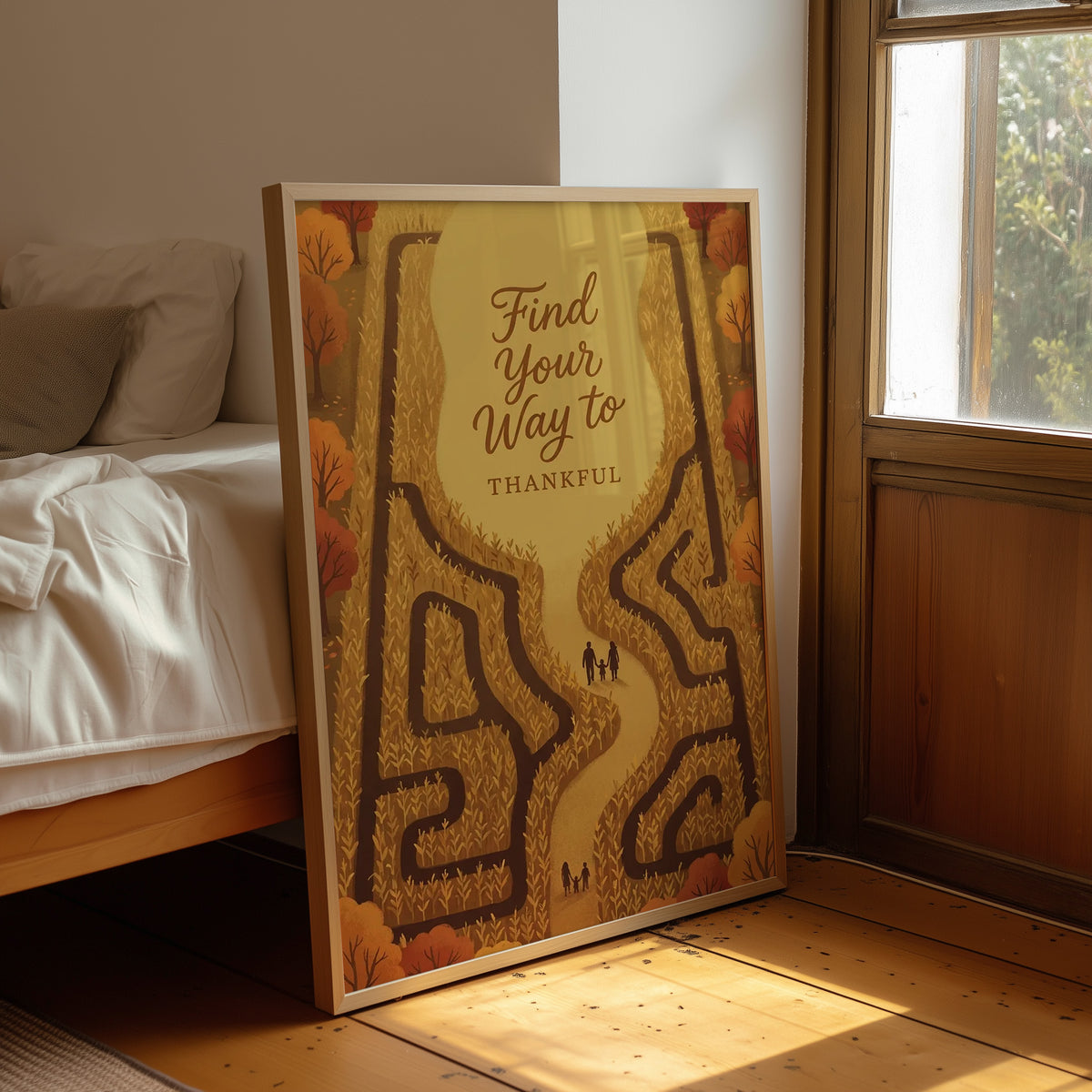 Find Your Way to Thankful: Corn Maze Edition