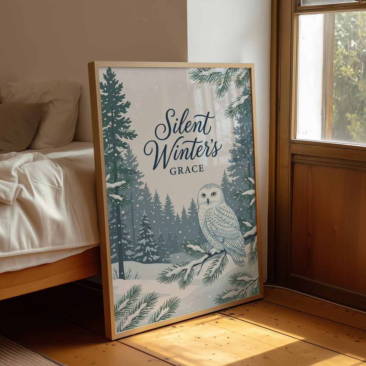 Silent Winter’s Grace: Owl Unimpressed