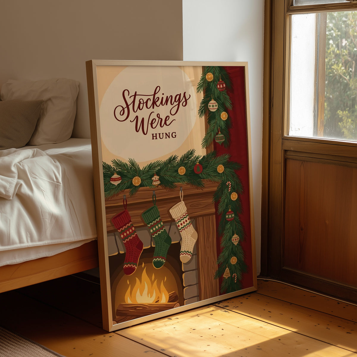 Stockings Were Hung: Dangerously Close to the Fire