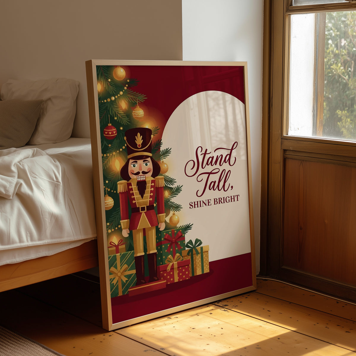 Stand Tall, Shine Bright: Nutcracker on Guard Duty