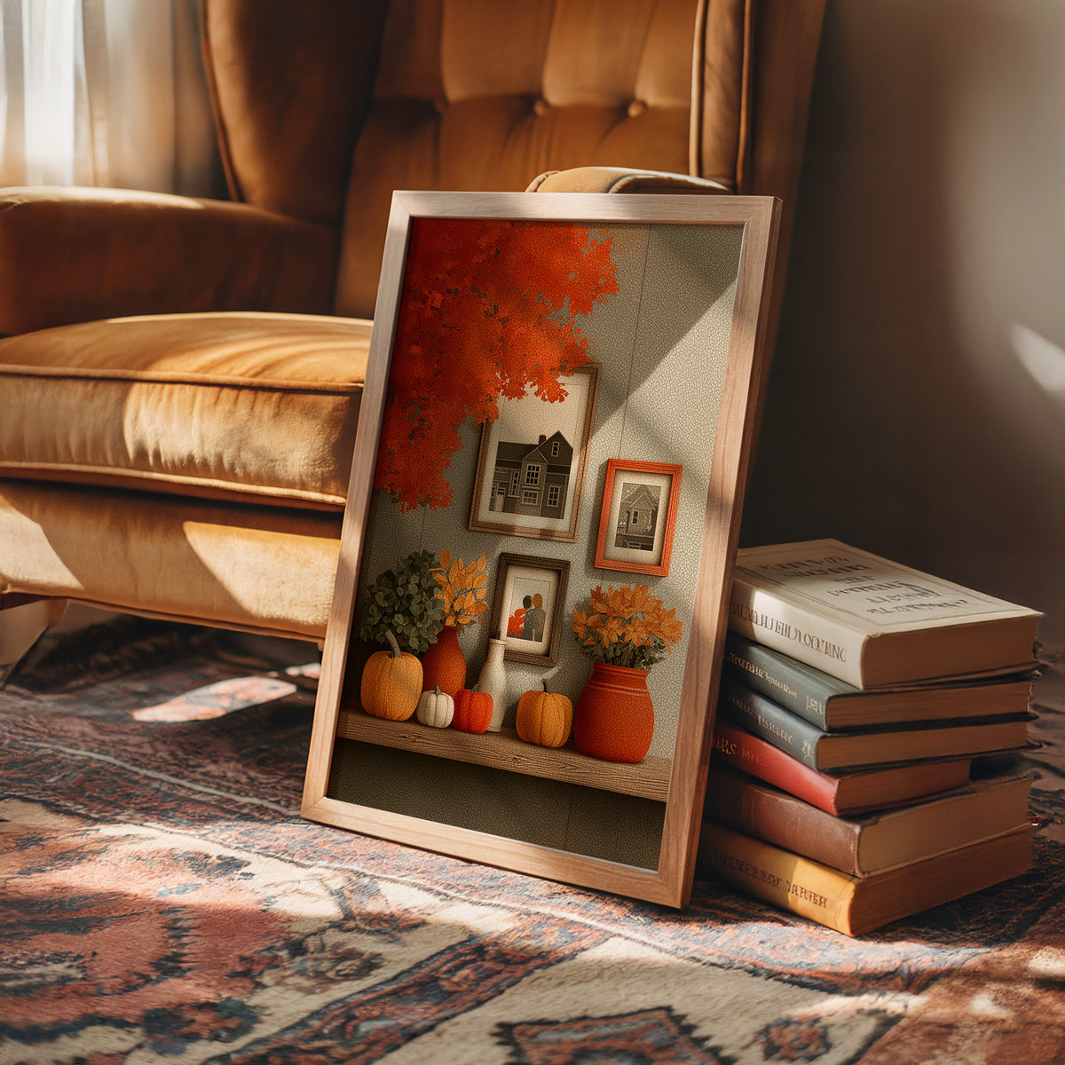 Mantel Season: Pumpkins Have Arrived