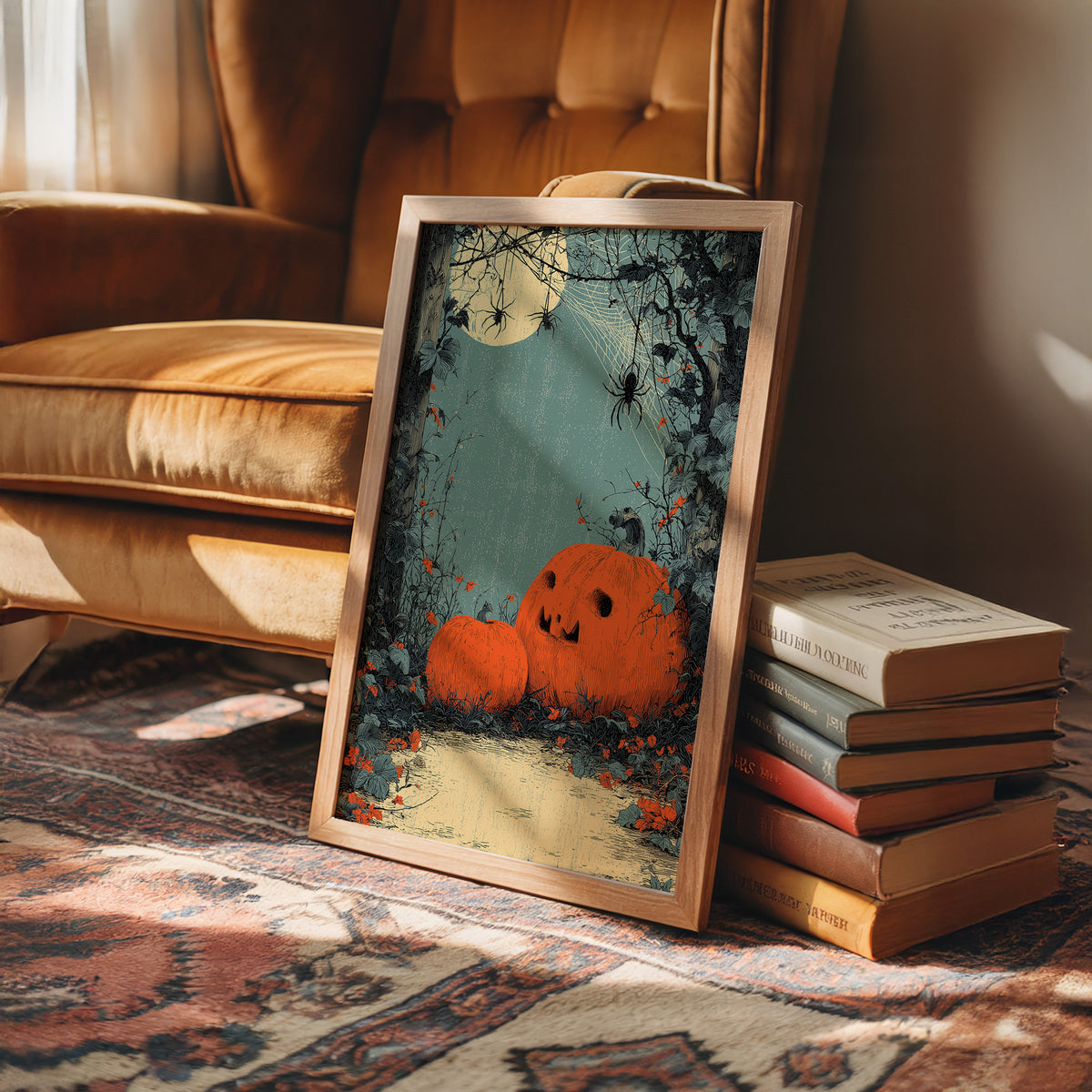 Pumpkin Patch: Spiders Dropping In