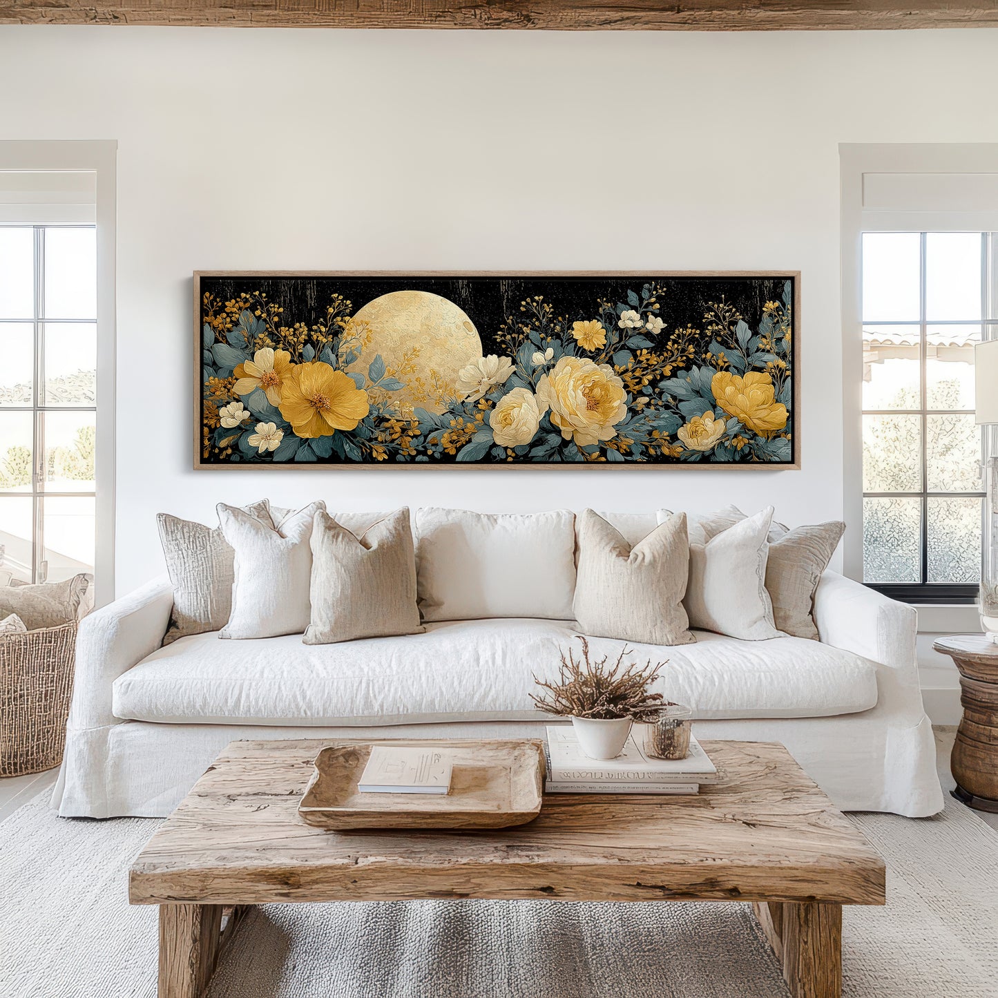 Moonlit Garden in Gold