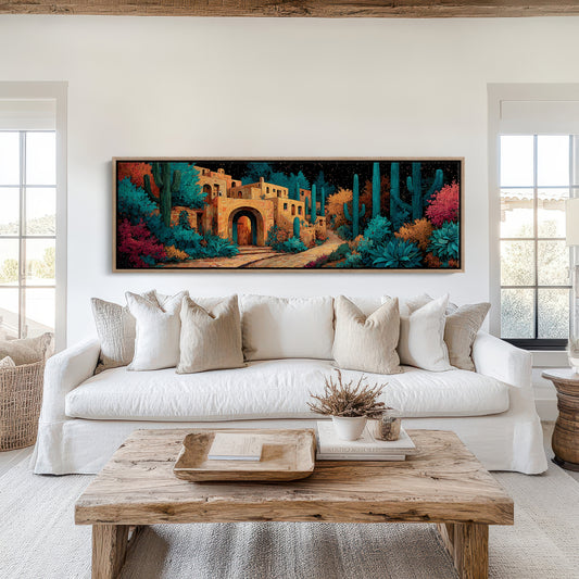 Desert Courtyard After Dusk