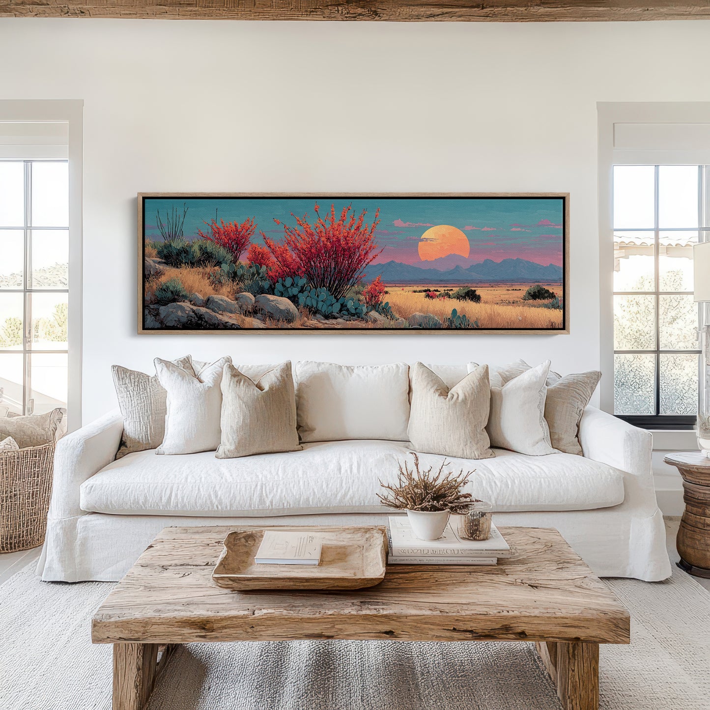 Desert Bloom at Sundown
