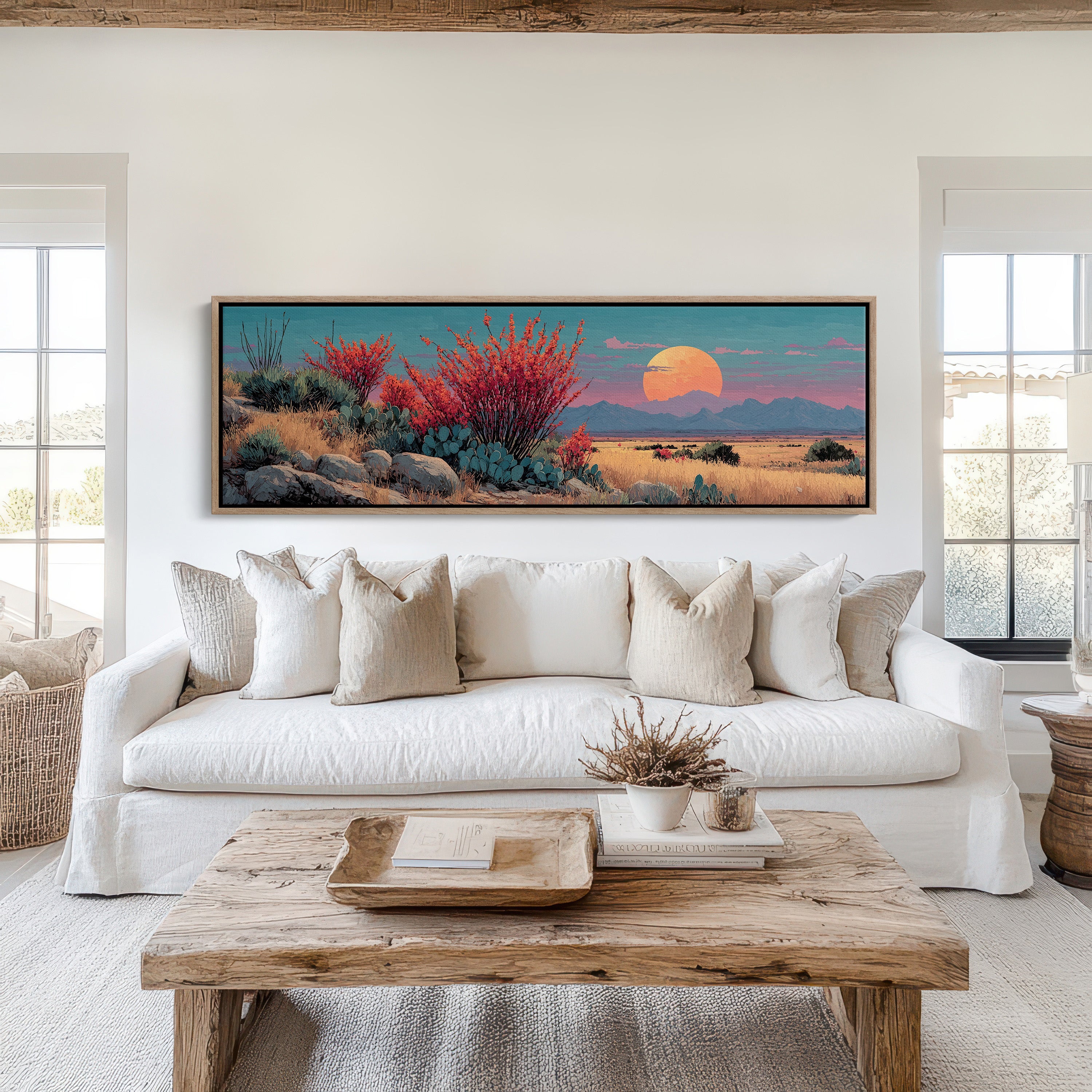 Desert Bloom at Sundown