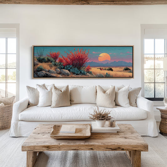 Desert Bloom at Sundown