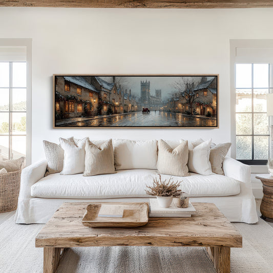 Snowfall Along Cathedral Street