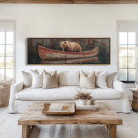 Solitude In The Painted Canoe