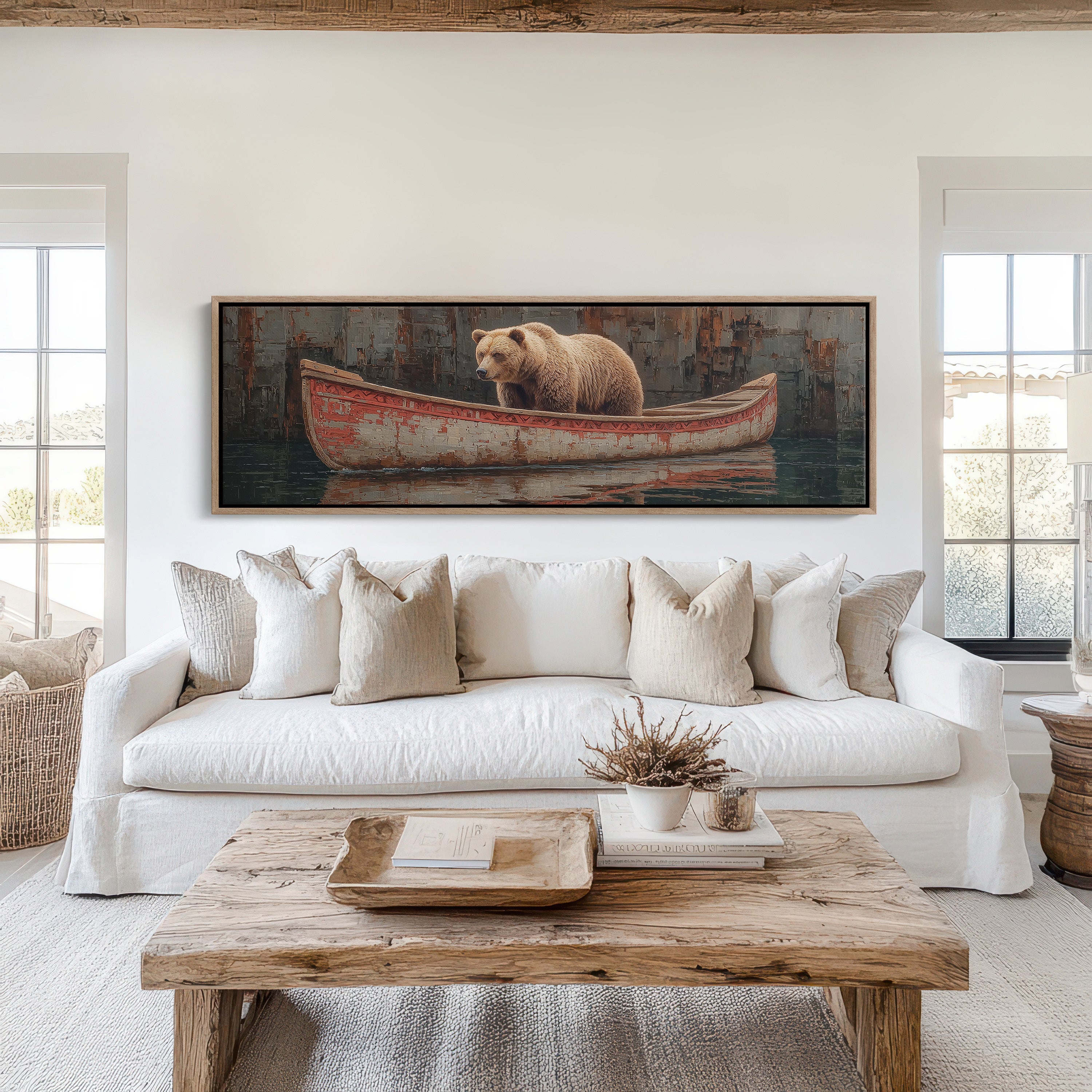 Solitude In The Painted Canoe