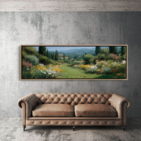 Sunlit Garden Path In Tuscany