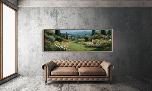 Sunlit Garden Path In Tuscany