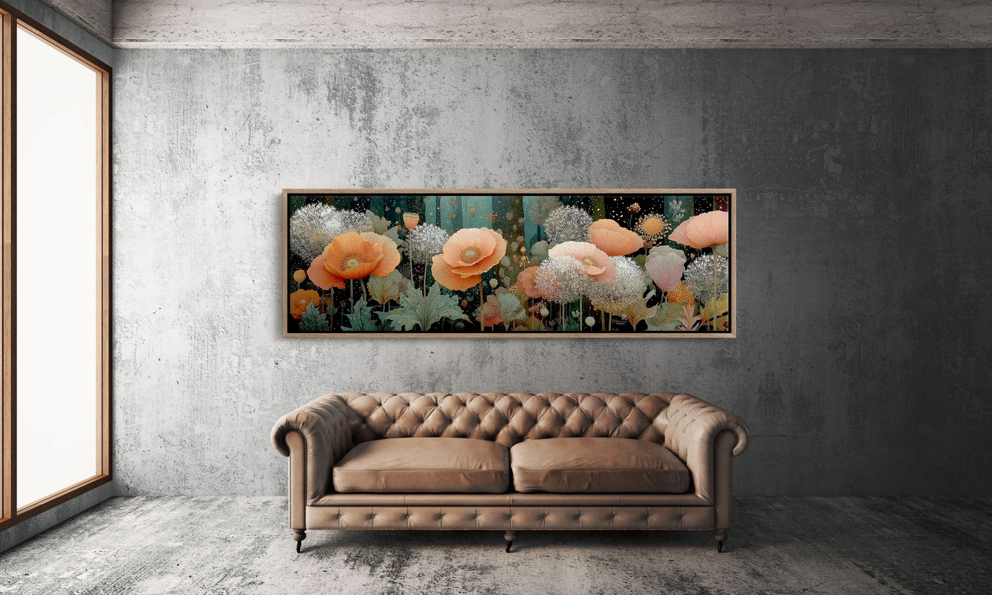 Moonlit Poppies And Dandelion Dreams
