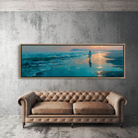 Radiant Abstract Sunset Reflection