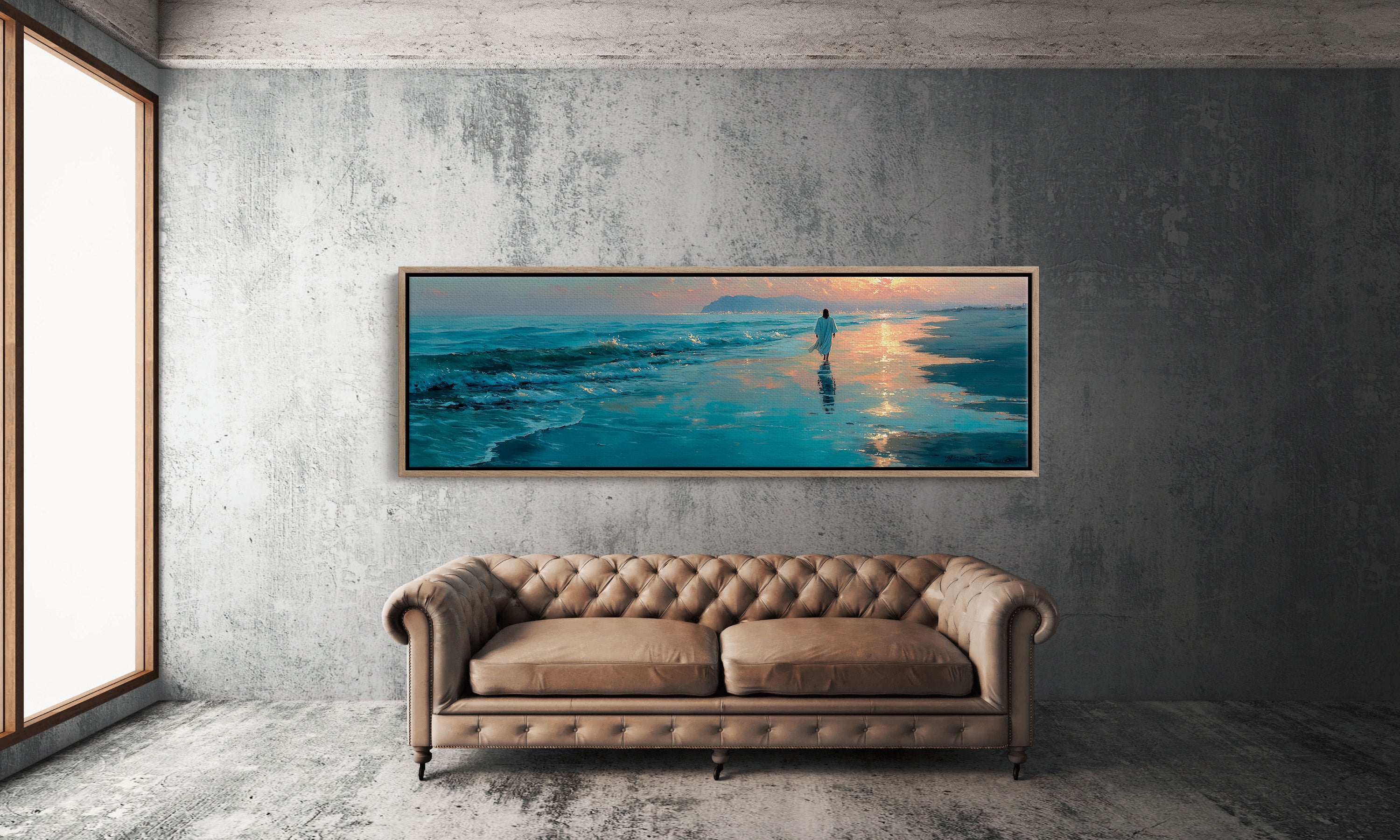 Radiant Abstract Sunset Reflection