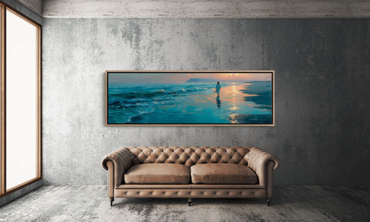 Radiant Abstract Sunset Reflection