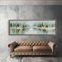 Quiet Reflections Across Still Water
