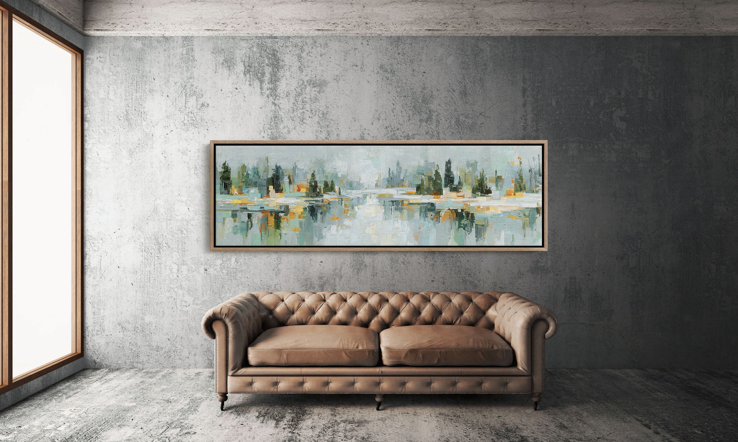 Quiet Reflections Across Still Water