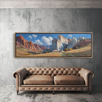 Valley Home Beneath Stone Giants