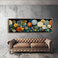 Midnight Garden Of Radiant Blooms