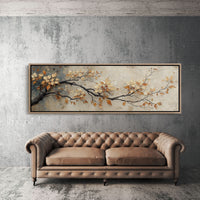 Golden Leaves On Quiet Branch
