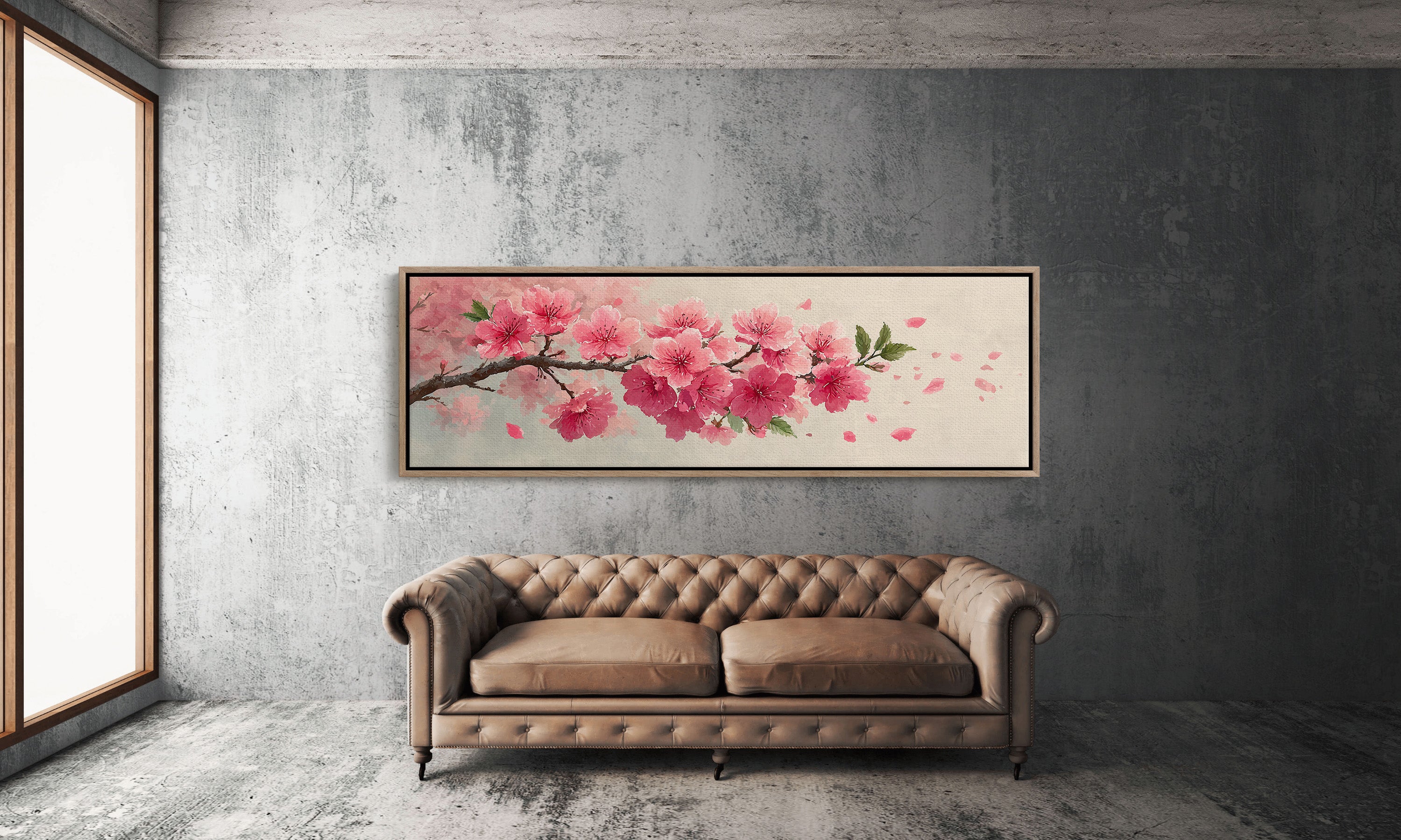 Cherry Blossoms In Soft Spring Light