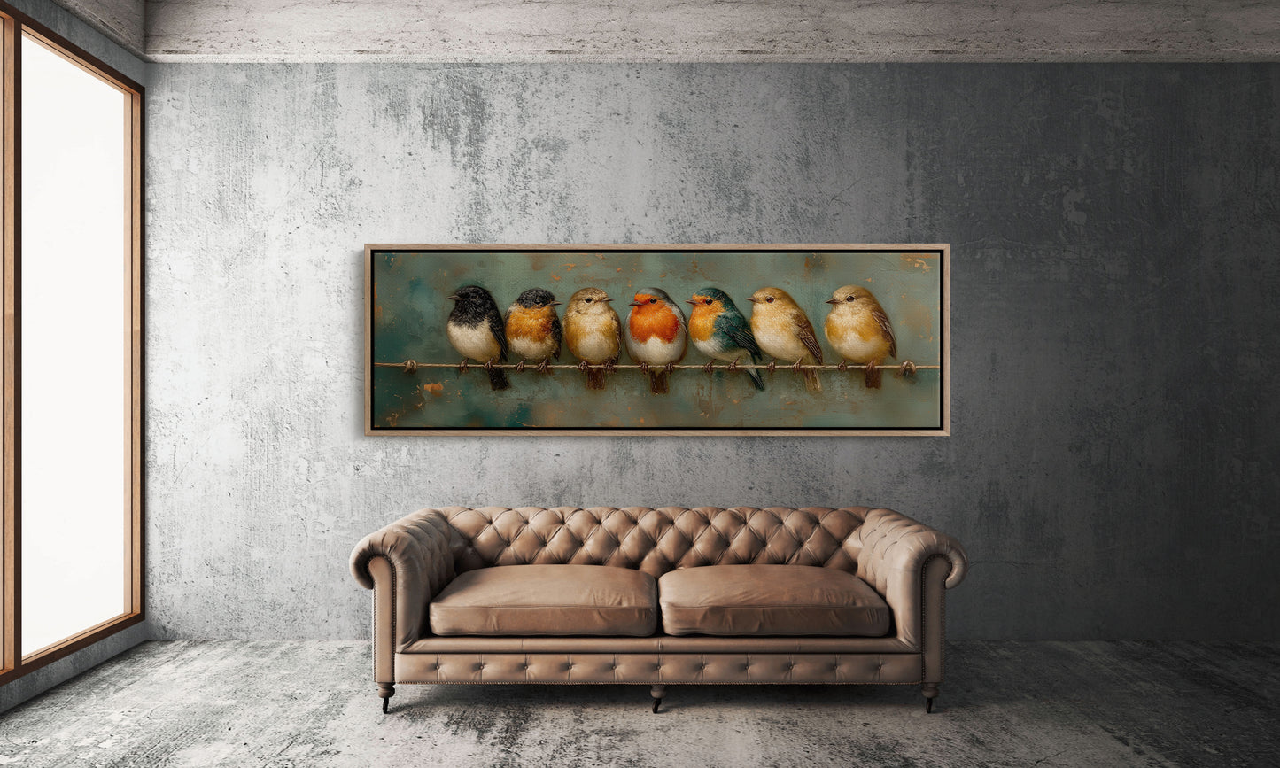 Seven Little Birds On A Quiet Wire