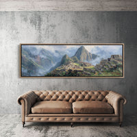 Misty Morning Over Machu Picchu