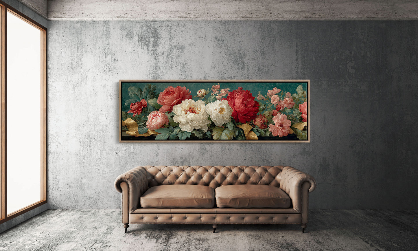 Elegant Peony Floral Still Life
