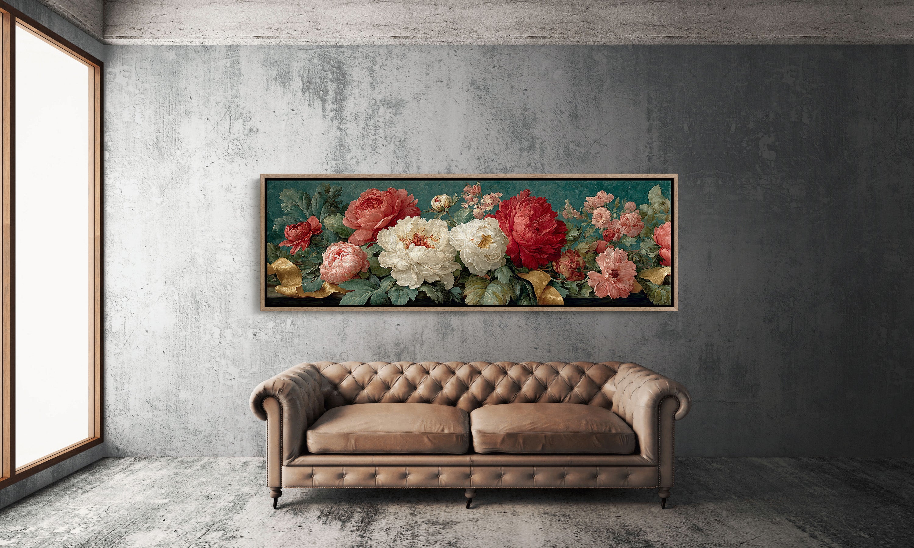 Elegant Peony Floral Still Life