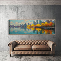 Toronto Skyline Autumn Waterfront