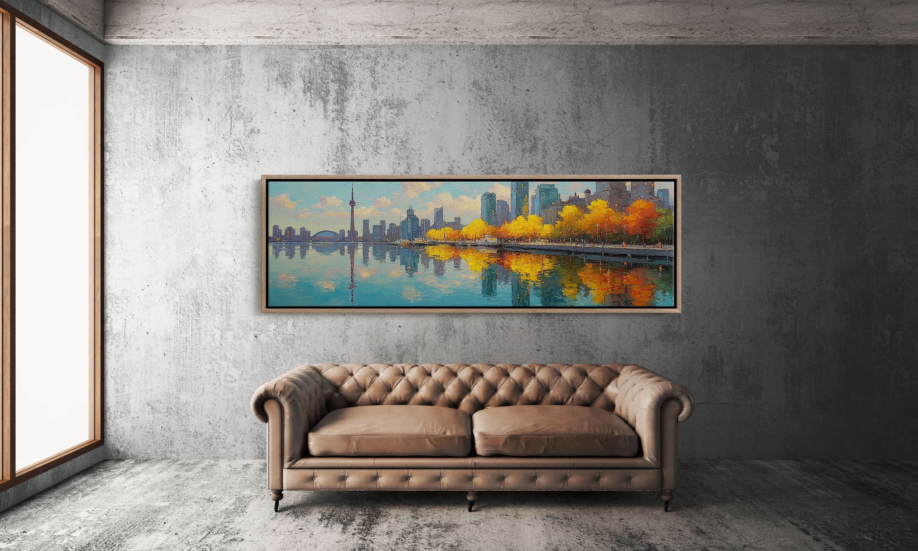Toronto Skyline Autumn Waterfront