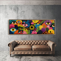 Eyes Watching Through Color