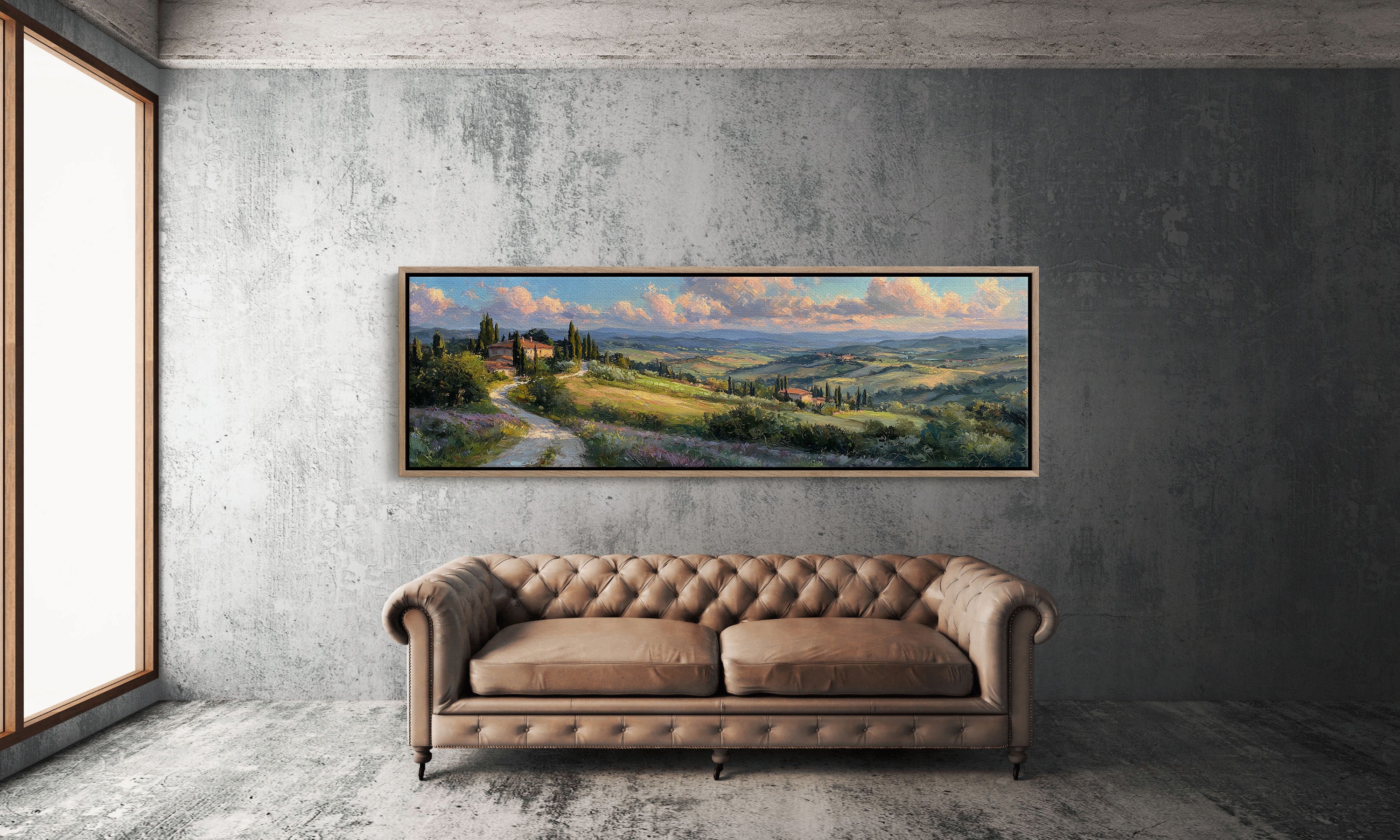 Sunlit Hills of Tuscany