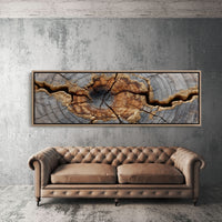Gold Veins Through Ancient Wood