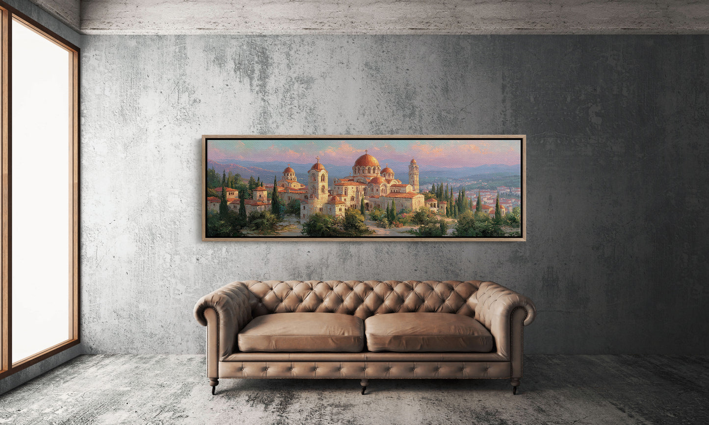 Golden Domes Above the Valley